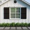 Ekena Millwork Rustic Four Board Joined Board-n-Batten Sandblasted Faux Wood Shutters, 22W x 84H, PR SHUBJS22X84SDPR - alternate 16